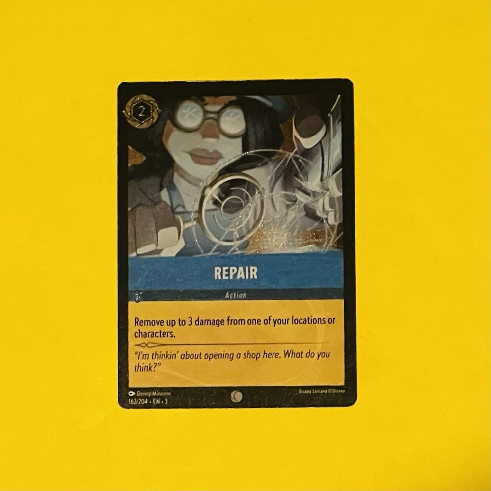 Disney Lorcana: Into The Inklands - Repair - 162/204 - Cold Foil